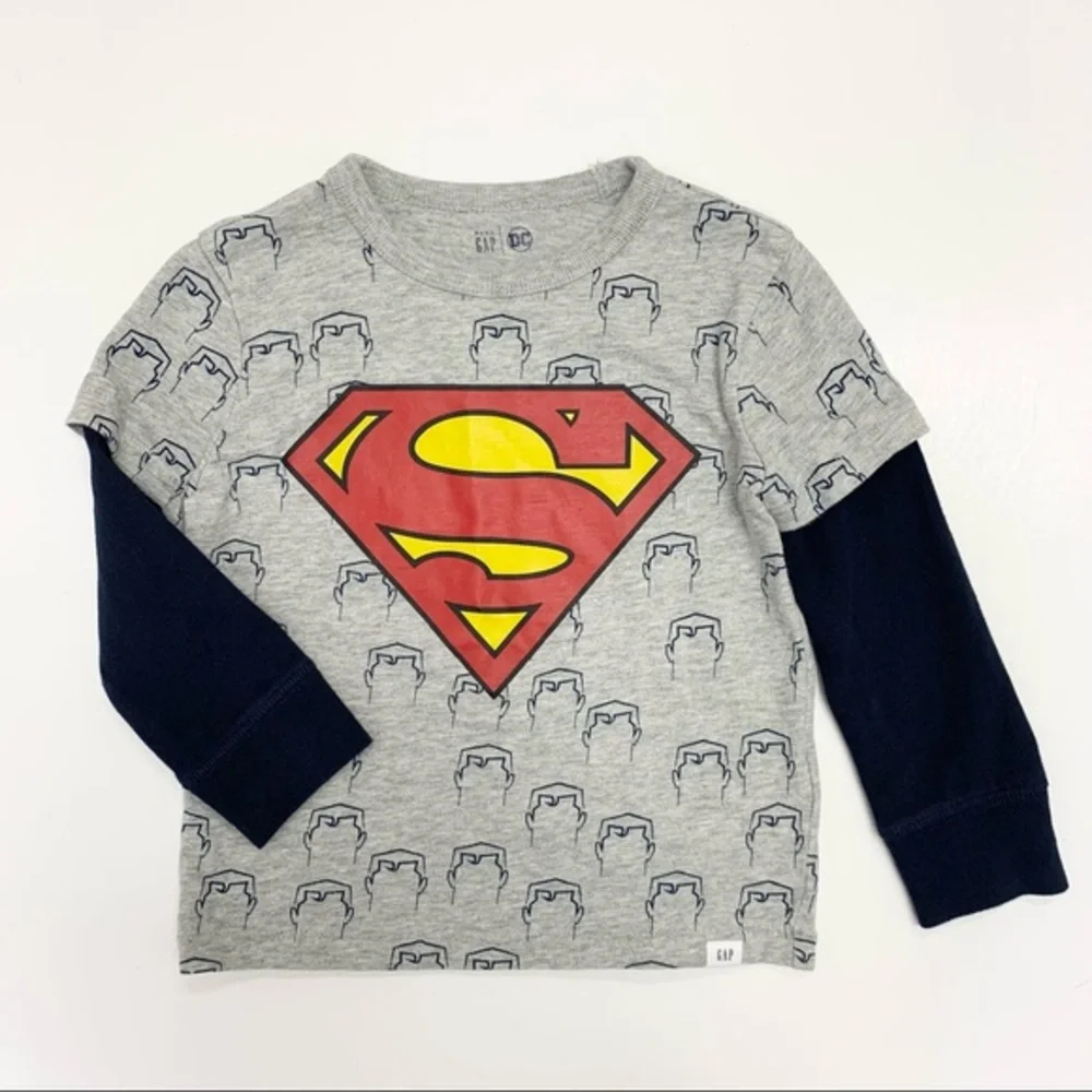 baby GAP DC Superman 2-In-1 Tee Size 2T